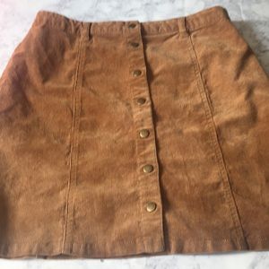Corduroy sued skirt
